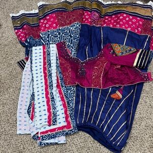 Elegant Multicolor Women's Traditional Attire